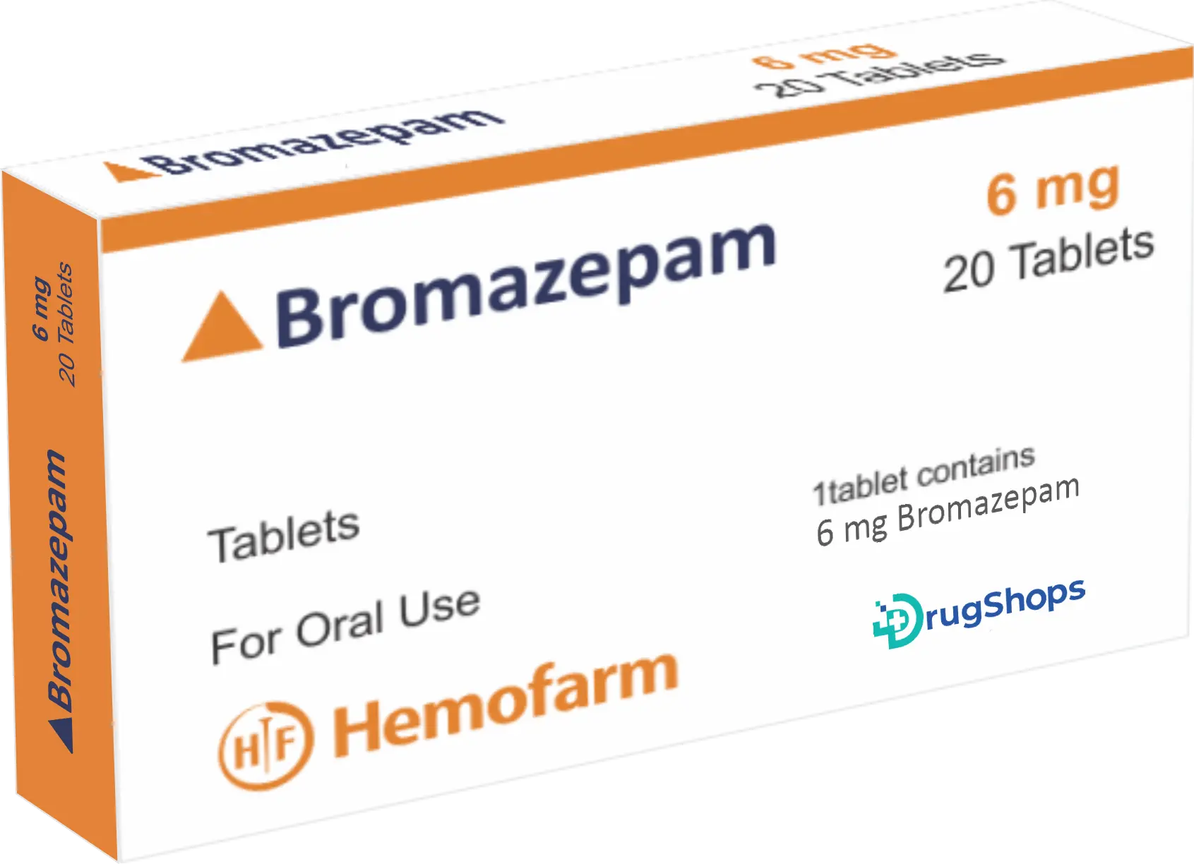 Bromazepam 6mg (20 Tablets)