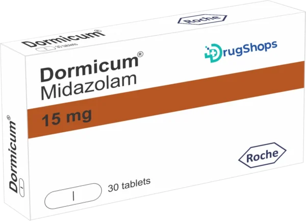 Dormicum 15 mg Midazolam 30 Tablets