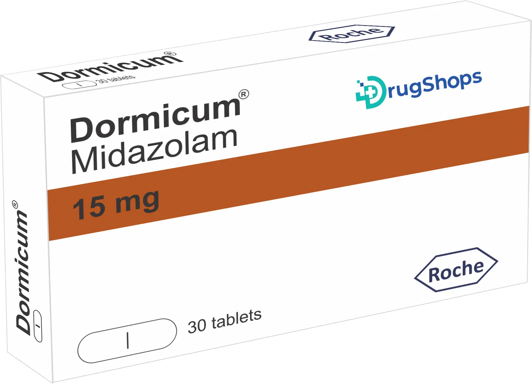Dormicum 15 mg Midazolam 30 Tablets
